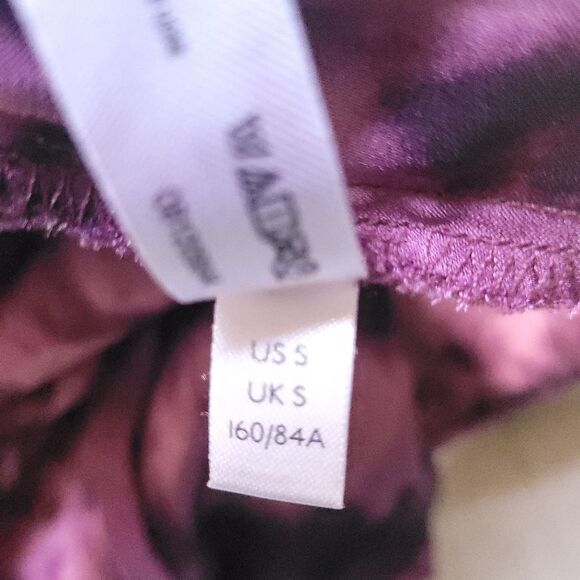 Urban Outfitters Harem Jogger Pants Silky Drawstring Purple Tie Dye Womens Small - Picture 6 of 11